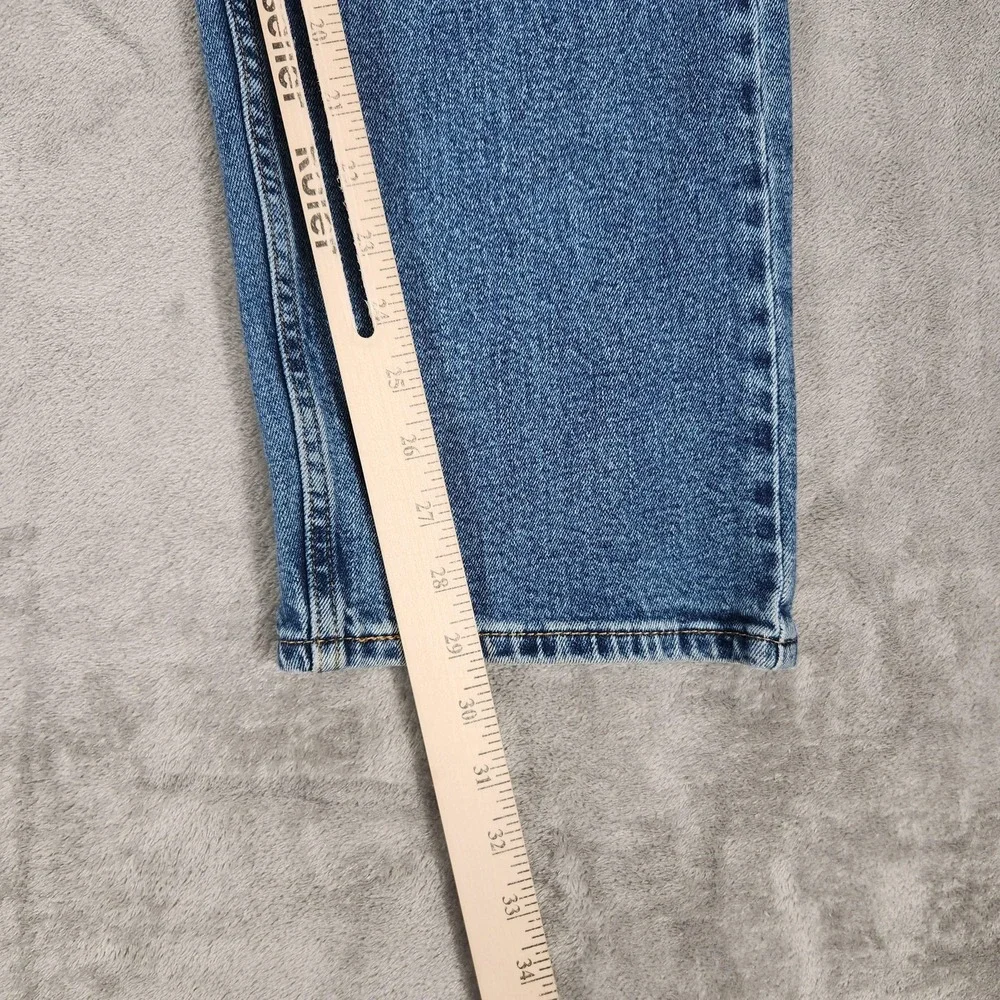 Levis 505 Jeans‎ Mens 38x29 Stone Wash Blue Regular Straight Stretch Denim Pants